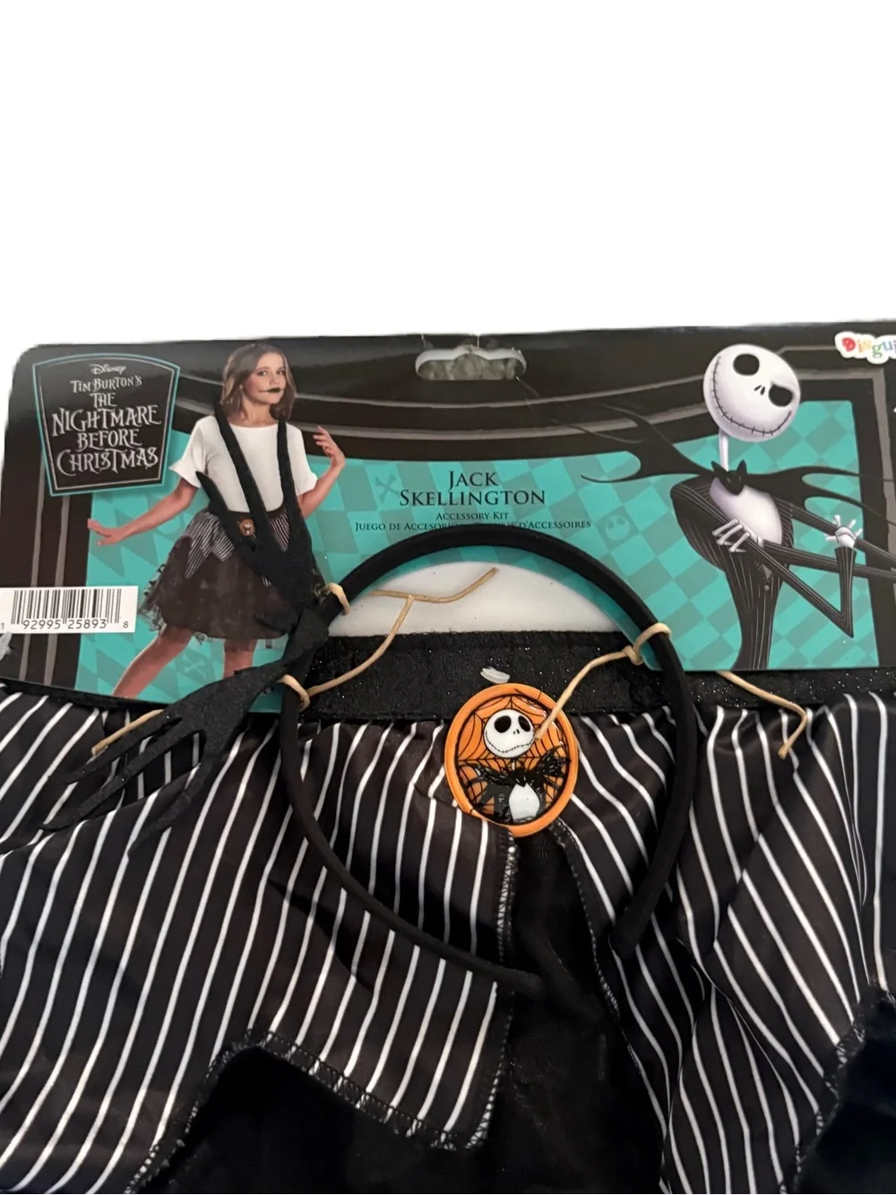 The Nightmare Before Christmas Jack Skellington Tutu Skirt & Headband Costume